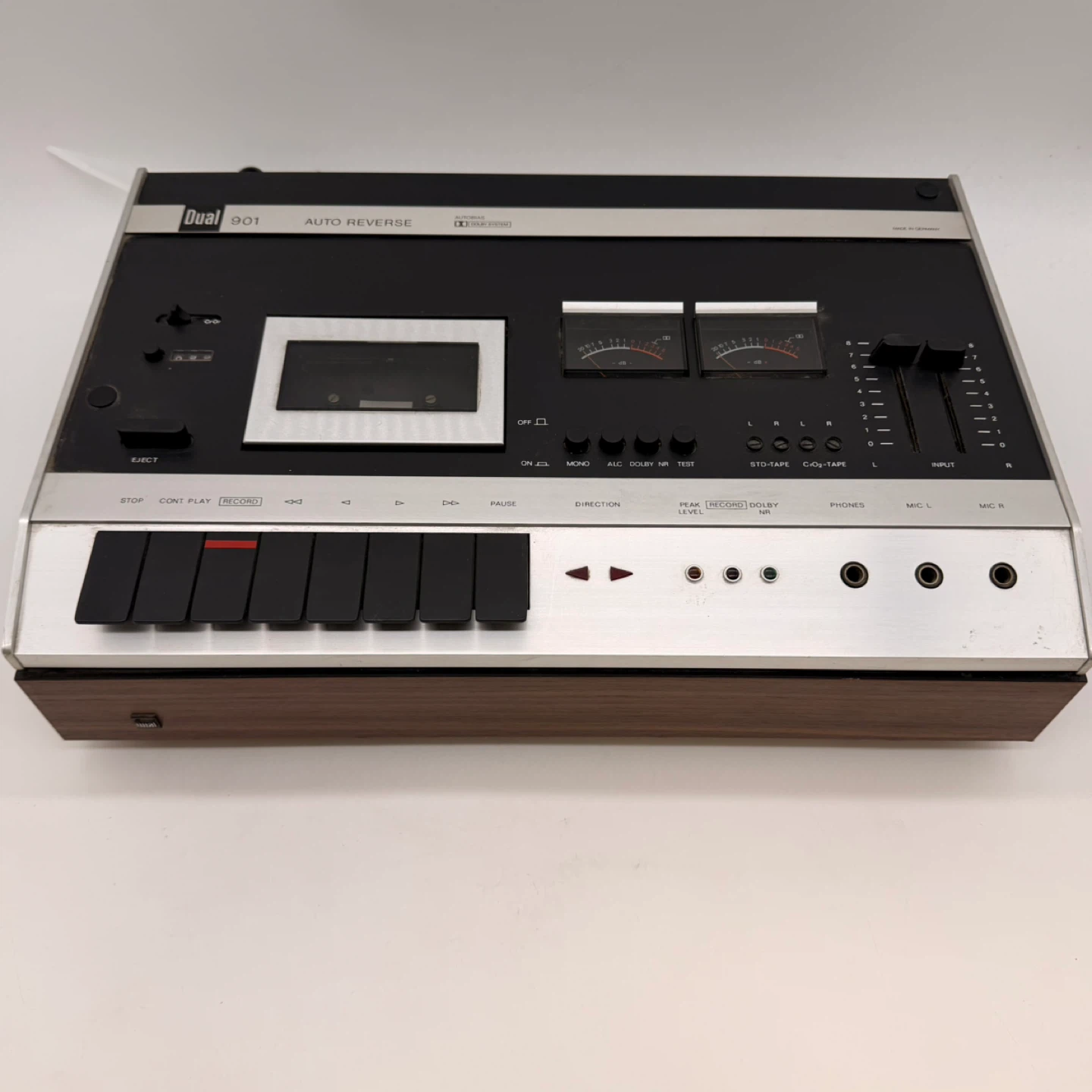 Dual C 901 Cassette Deck Auto Reverse Vintage Tested Working