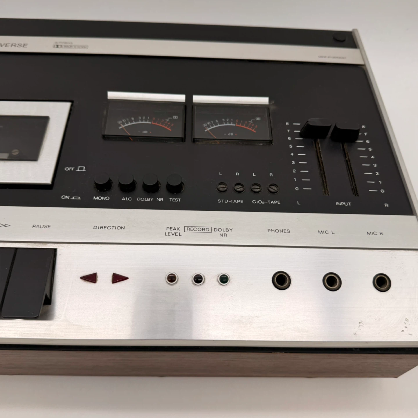 Dual C 901 Cassette Deck Auto Reverse Vintage Tested Working - photo 3