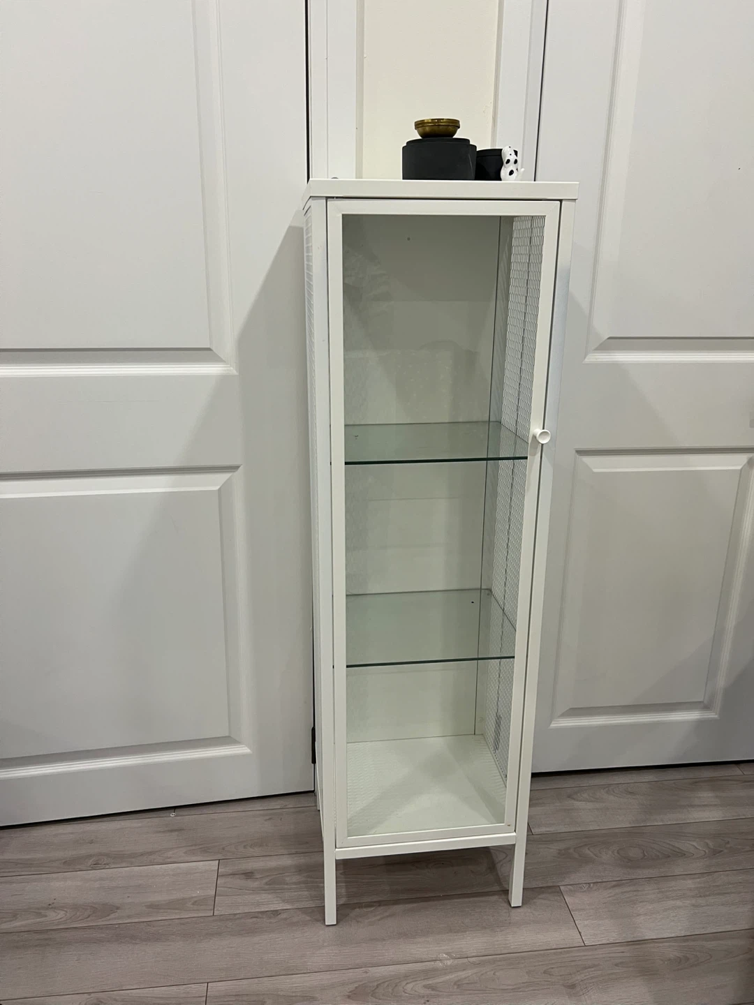 IKEA Glass-door cabinet, white - photo 2