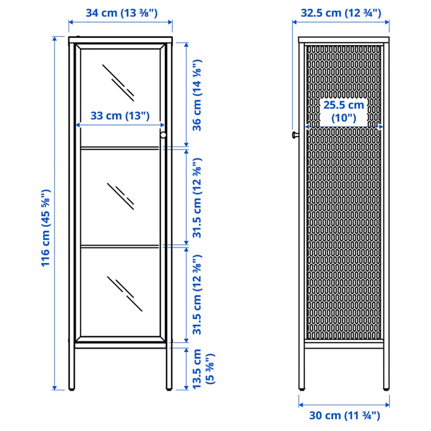 IKEA Glass-door cabinet, white - photo 5