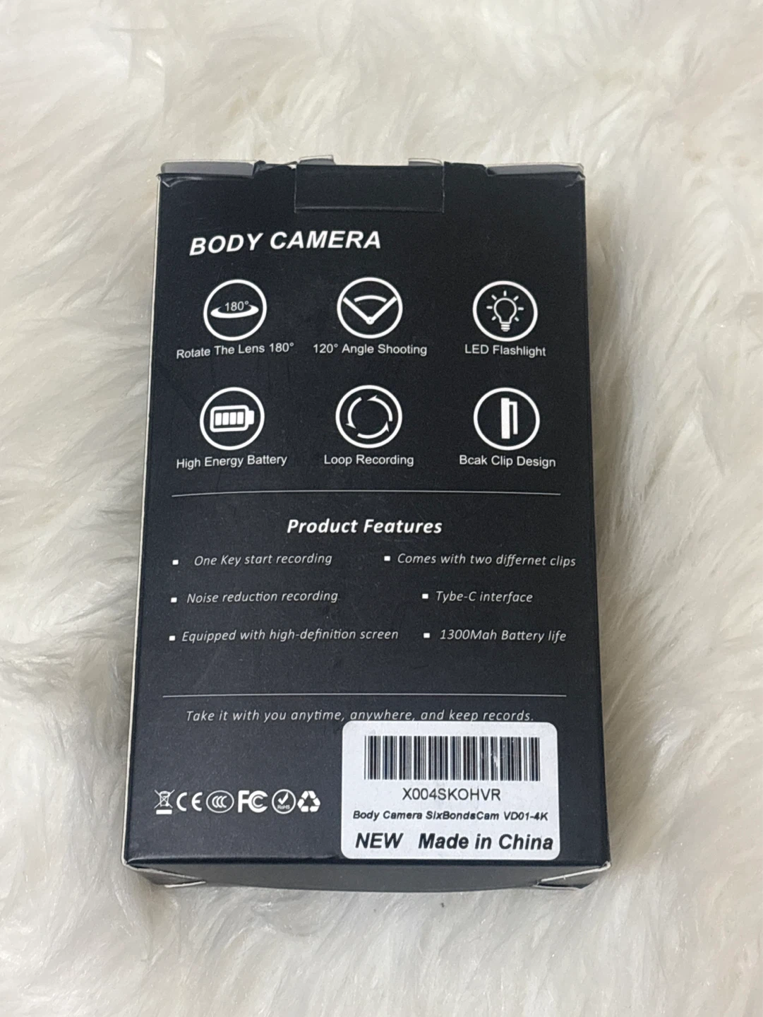 Body Camera SixBonds&Cam VD01-4K - photo 3