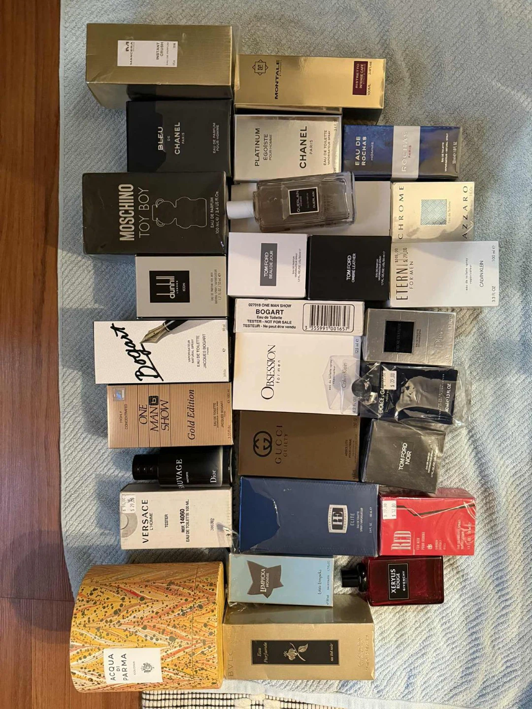 Assorted Men's Perfume Collection - Various Brands