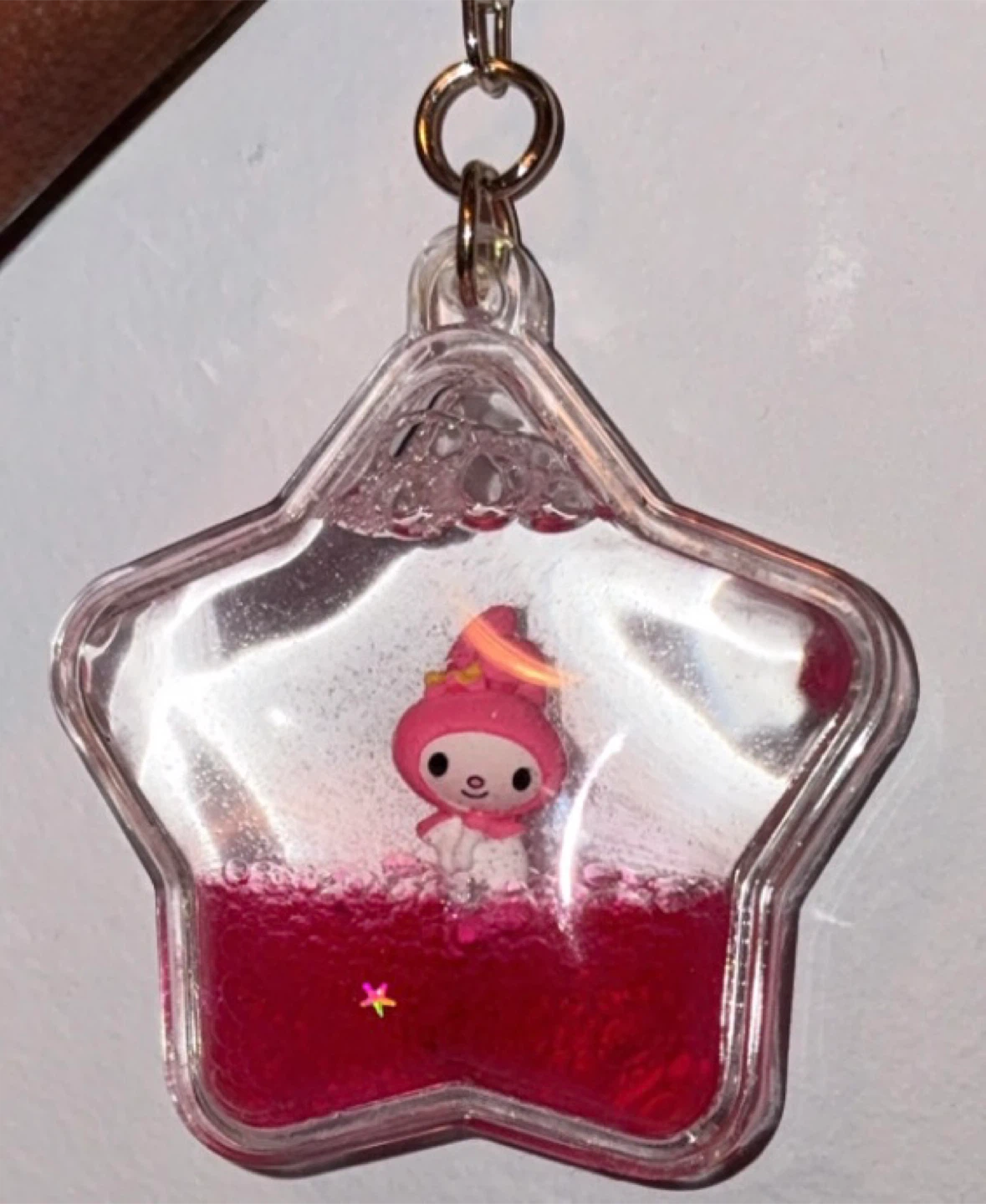 Sanrio - 3D Liquid Glitter Star Shaped Keychains - photo 2