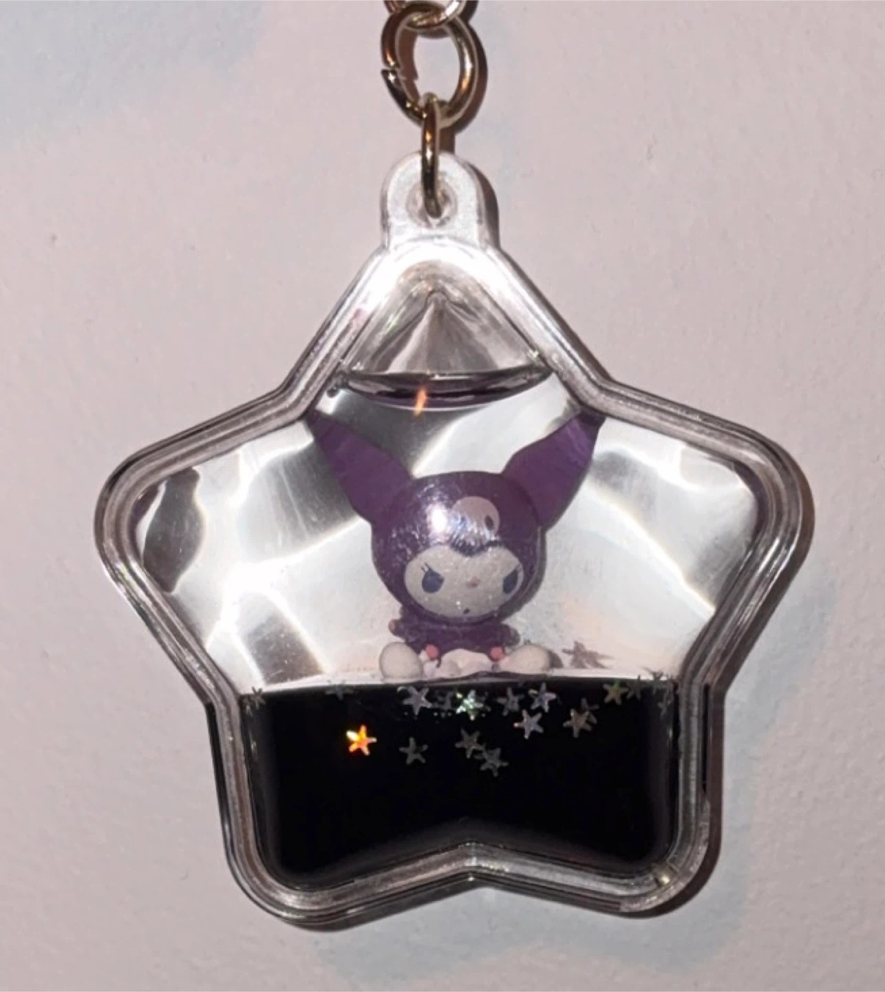 Sanrio - 3D Liquid Glitter Star Shaped Keychains - photo 3