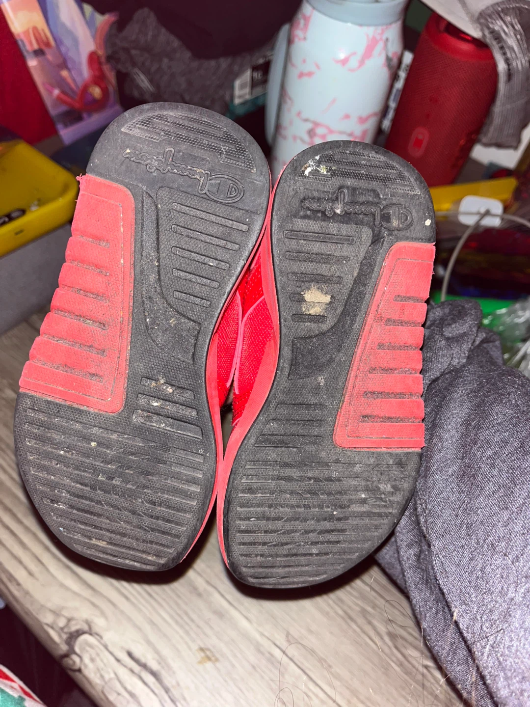 Champion Red Slip-On Athletic Shoes Toddler Size 9 - photo 3