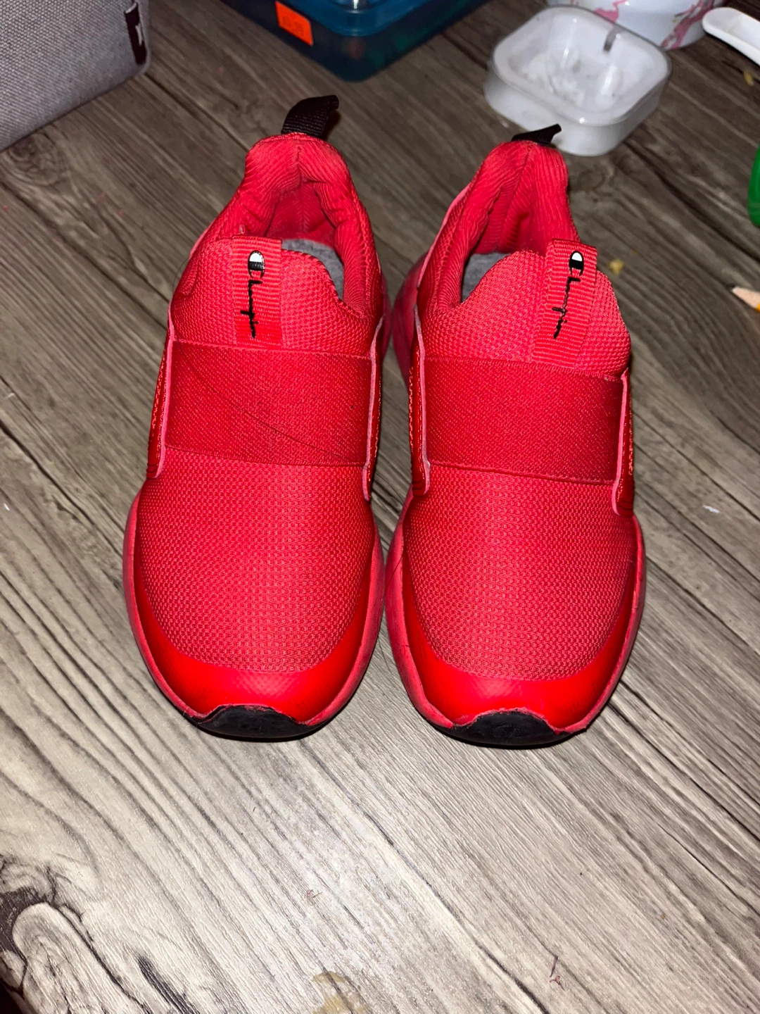 Champion Red Slip-On Athletic Shoes Toddler Size 9