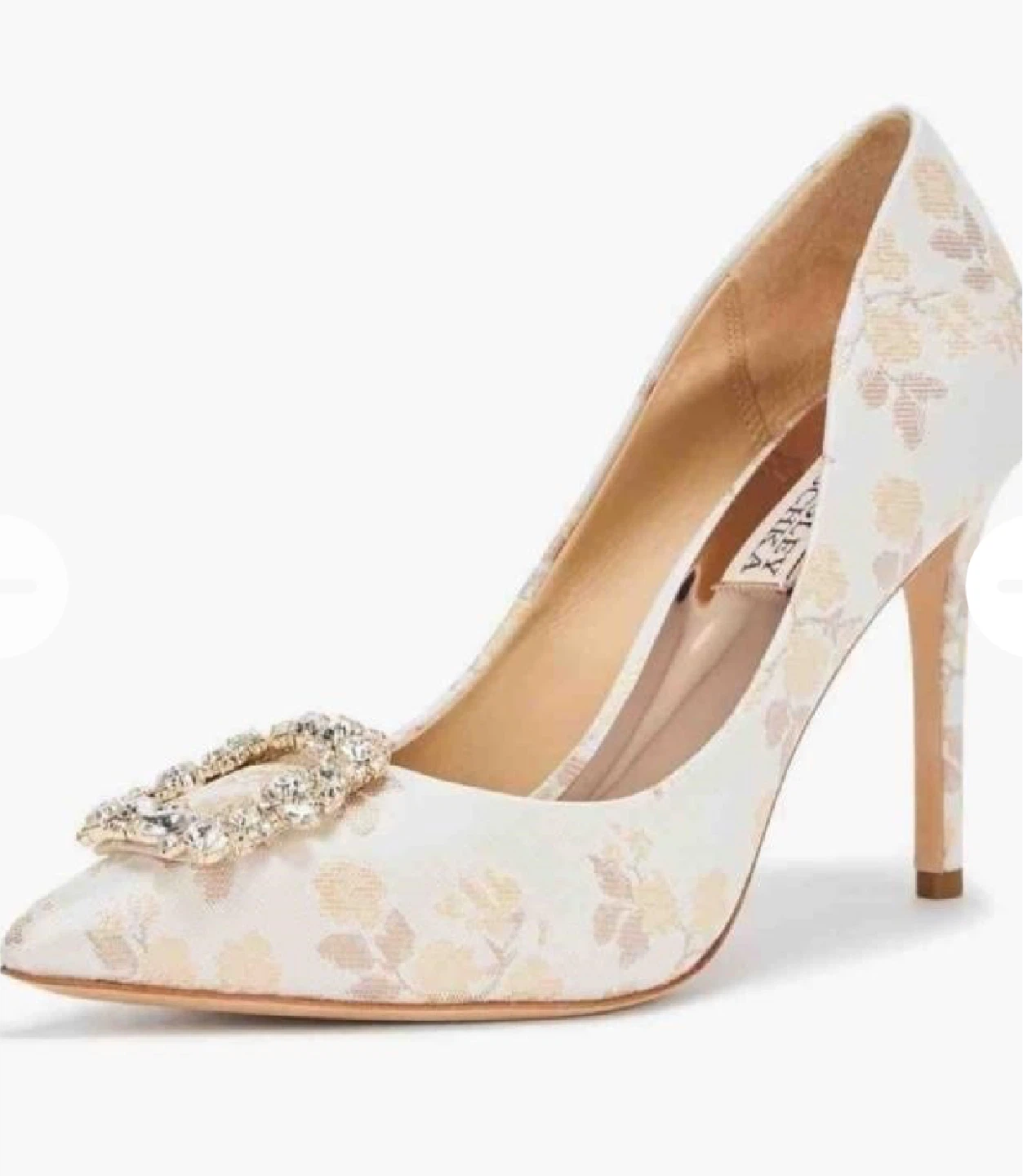 Badgley Mischka Cher Embellished Pointed Toe Pumps