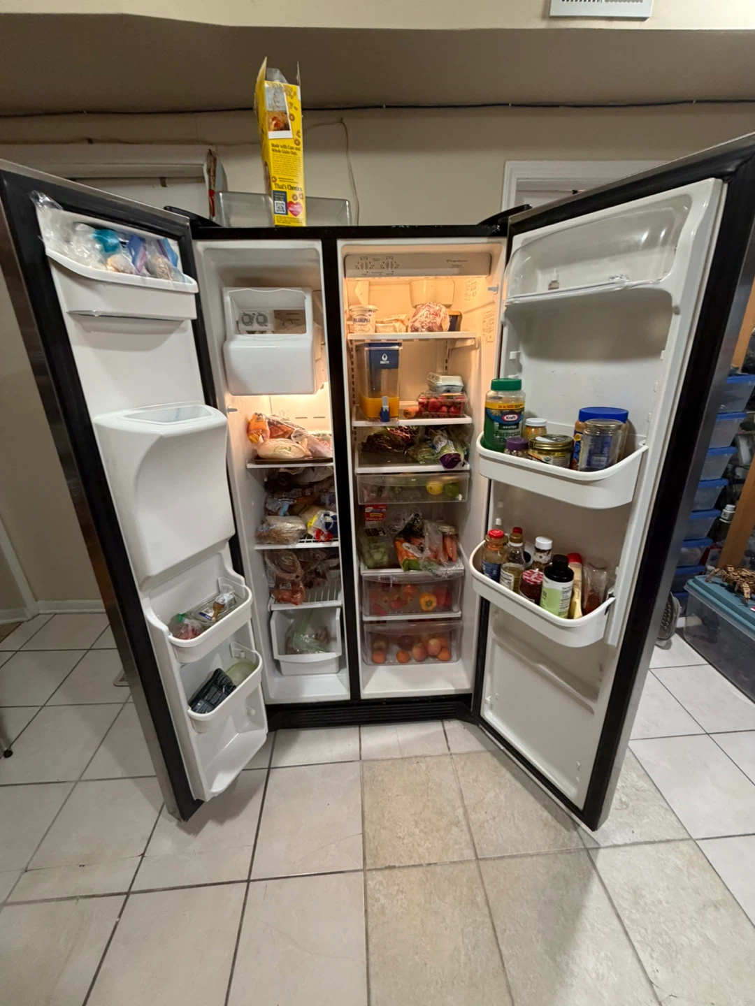 Frigidaire Stainless Steel Side-by-Side Refrigerator
