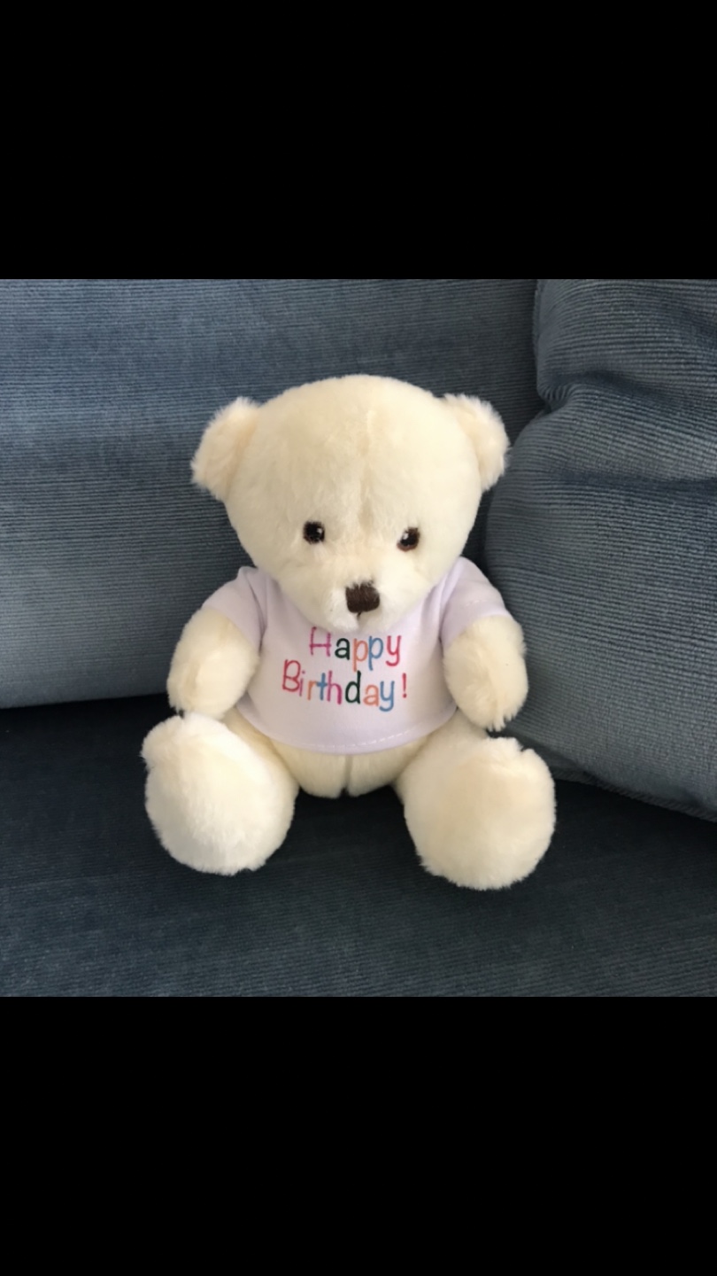 Teddy Bear Plushie “Happy Birthday” ✨NEW - photo 2