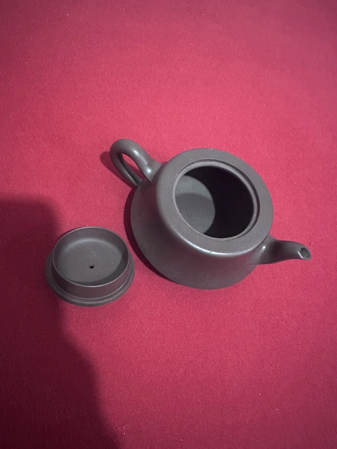 Brown Ceramic Teapot with Decorative Lid - photo 2
