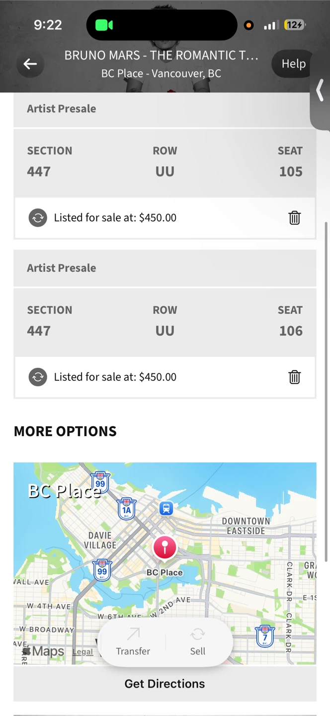 Bruno Mars - The Romantic Tour Tickets - Vancouver - photo 2