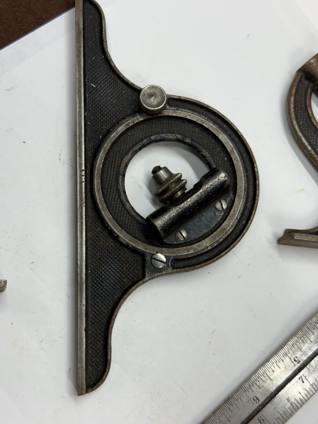Starrett No 12 Combination Square Set 12" Rule USA Parts Repair - photo 3