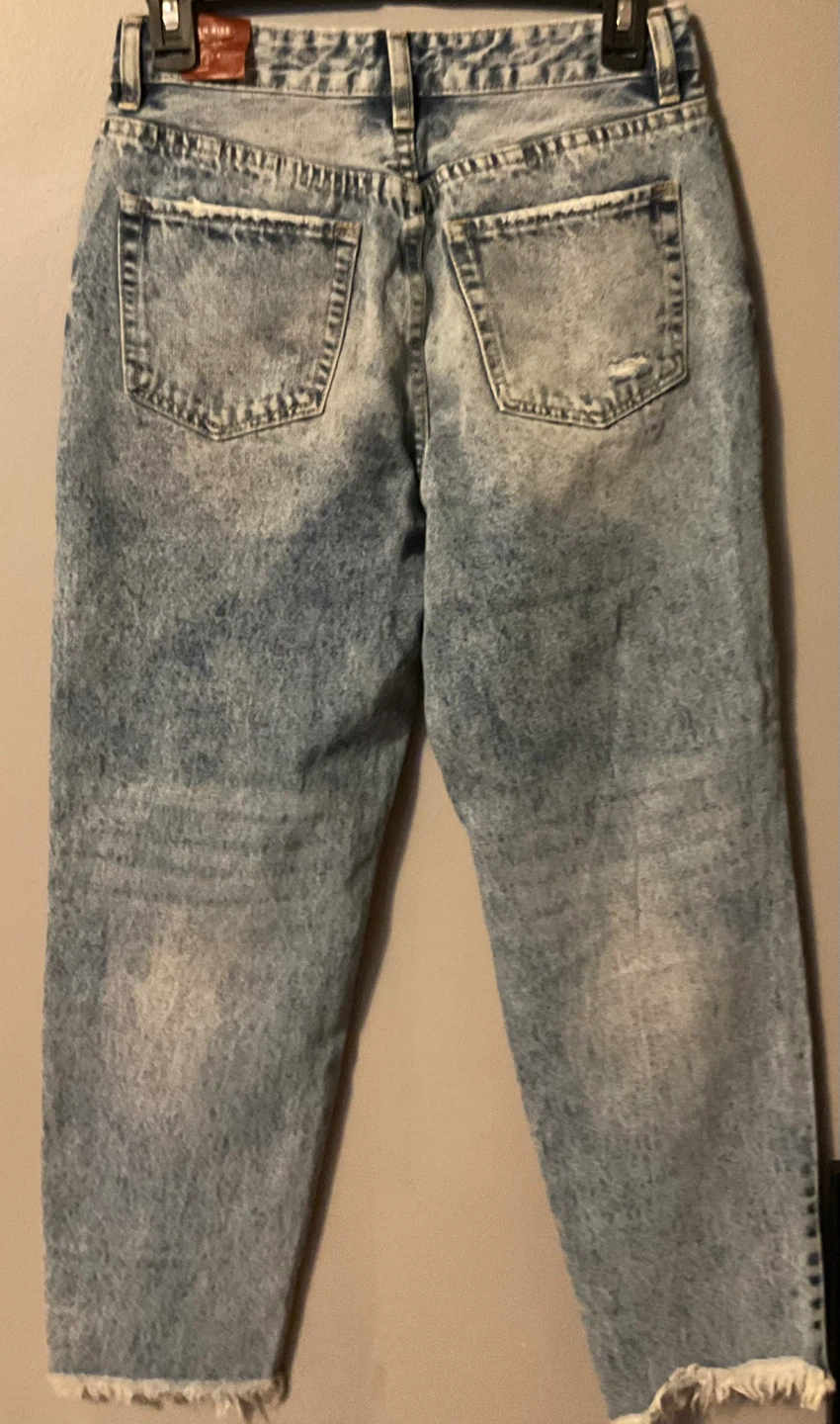 Nature Denim High Rise Ripped Jeans Size 27 - photo 3