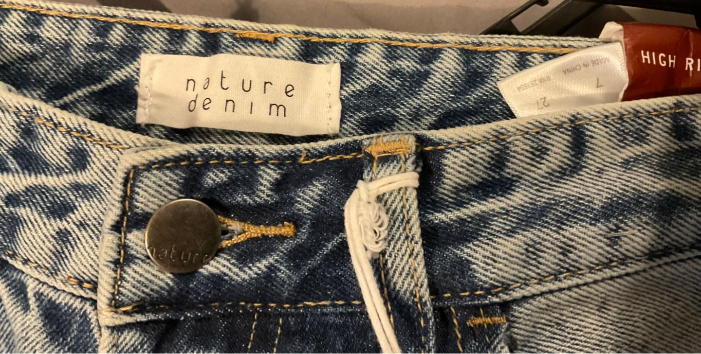 Nature Denim High Rise Ripped Jeans Size 27 - photo 5