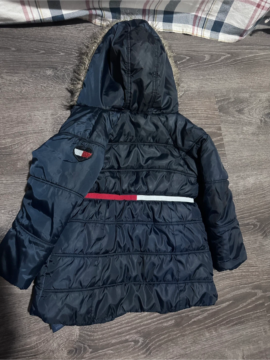 Tommy Hilfiger Puffer Jacket - Navy Blue - Toddler Size 3T - photo 3