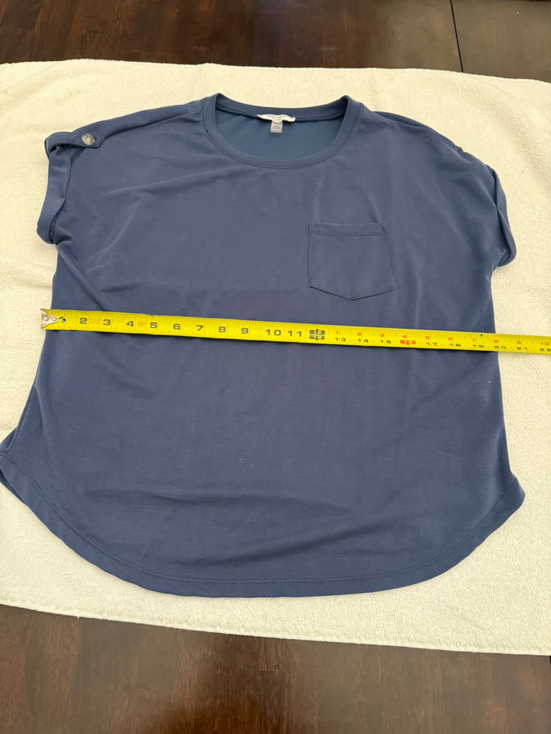 Cable & Gauge Studio Women's Blue T-Shirt Size S