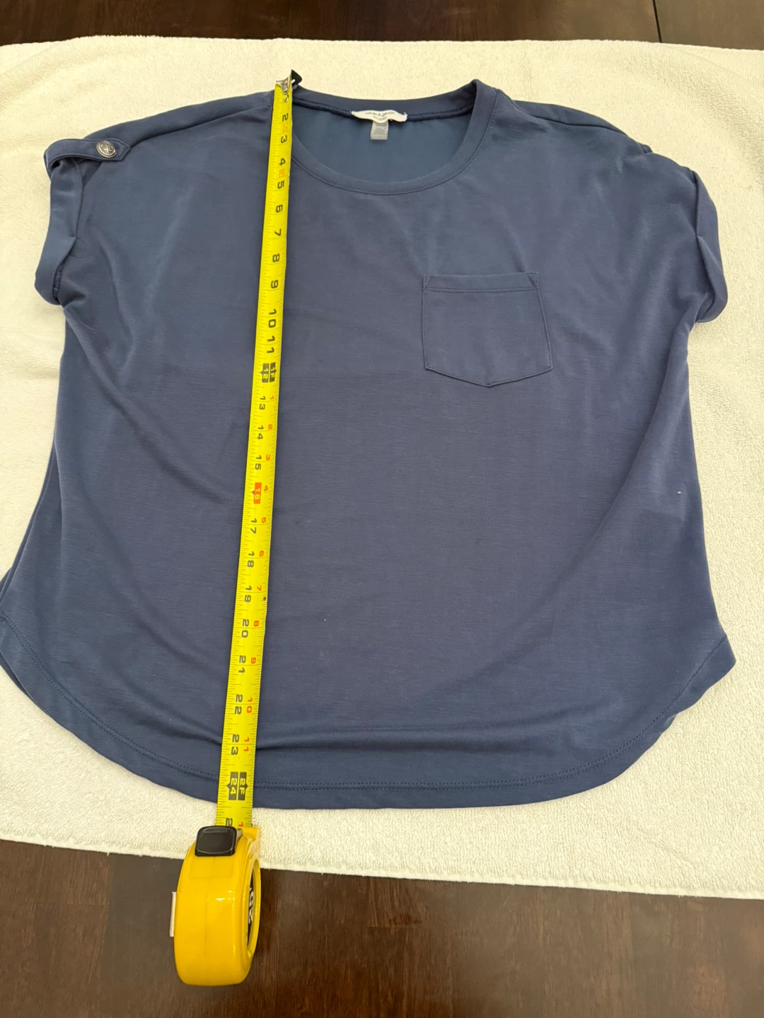 Cable & Gauge Studio Women's Blue T-Shirt Size S - photo 3