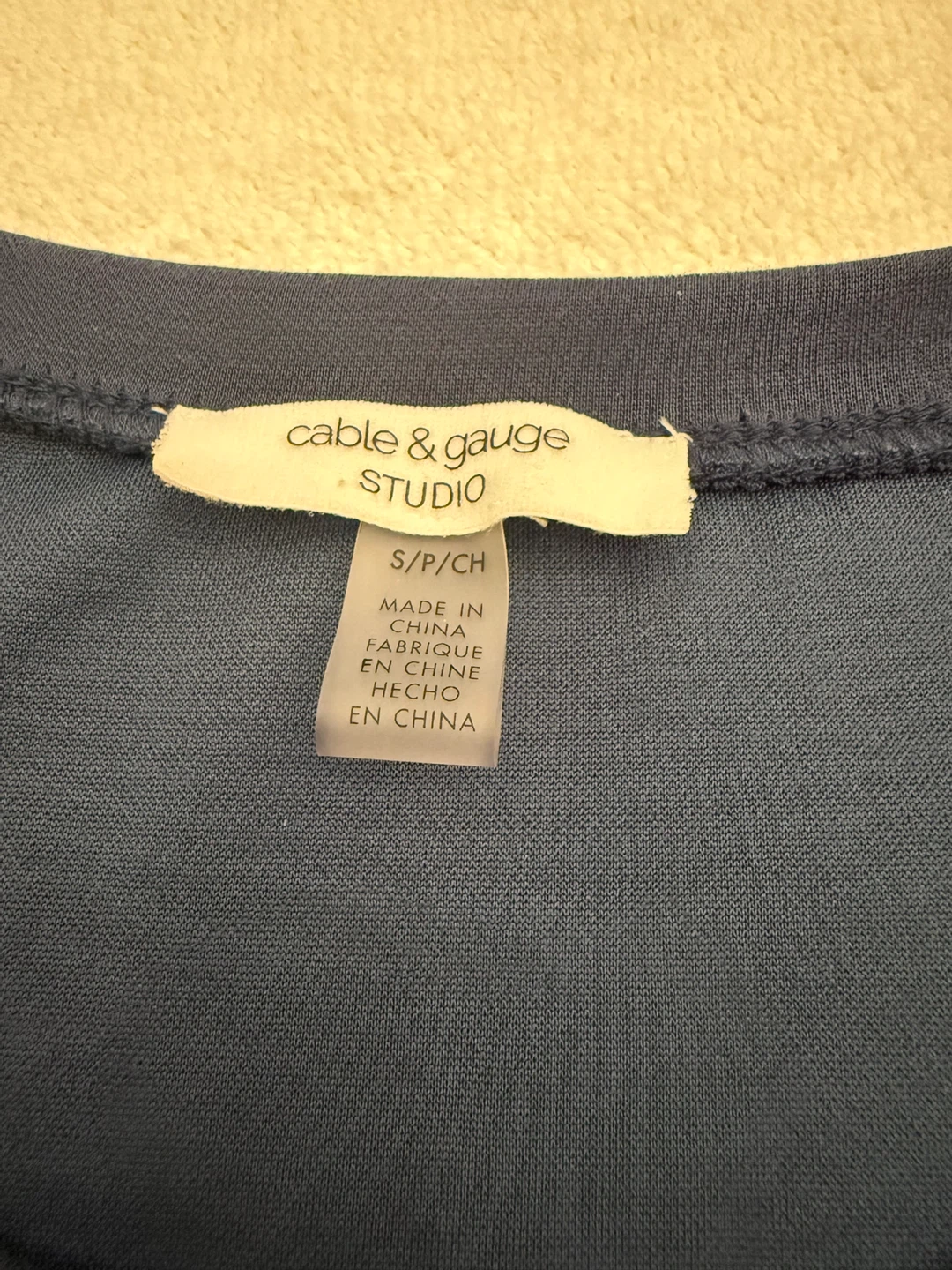Cable & Gauge Studio Women's Blue T-Shirt Size S - photo 2