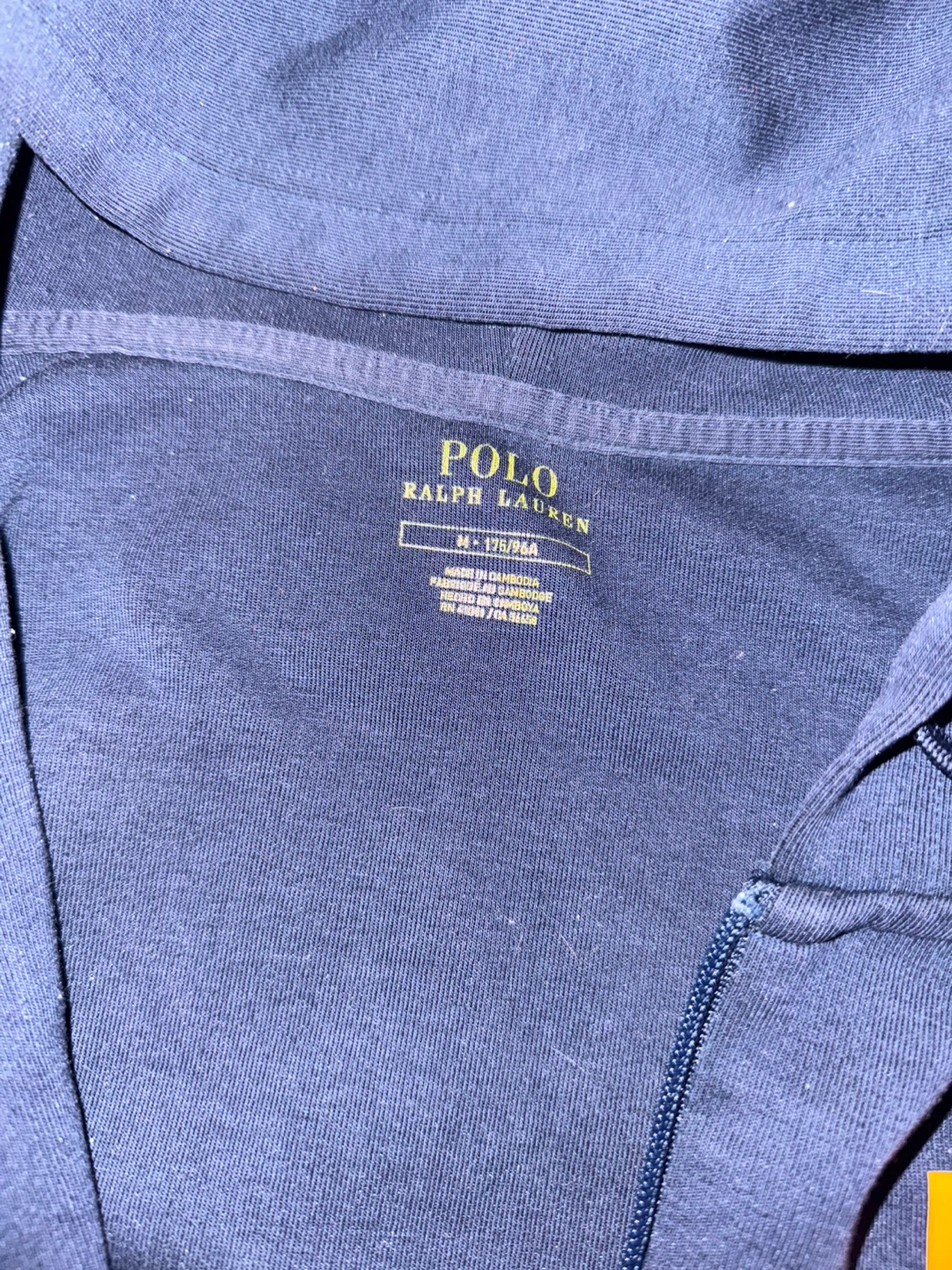 Polo Ralph Lauren Navy Zip-Up Hoodie Size M - photo 4