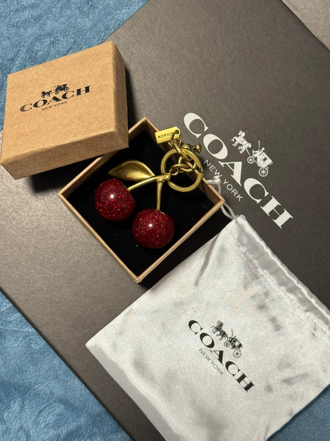 Coach Cherry Charm Keychain - photo 2