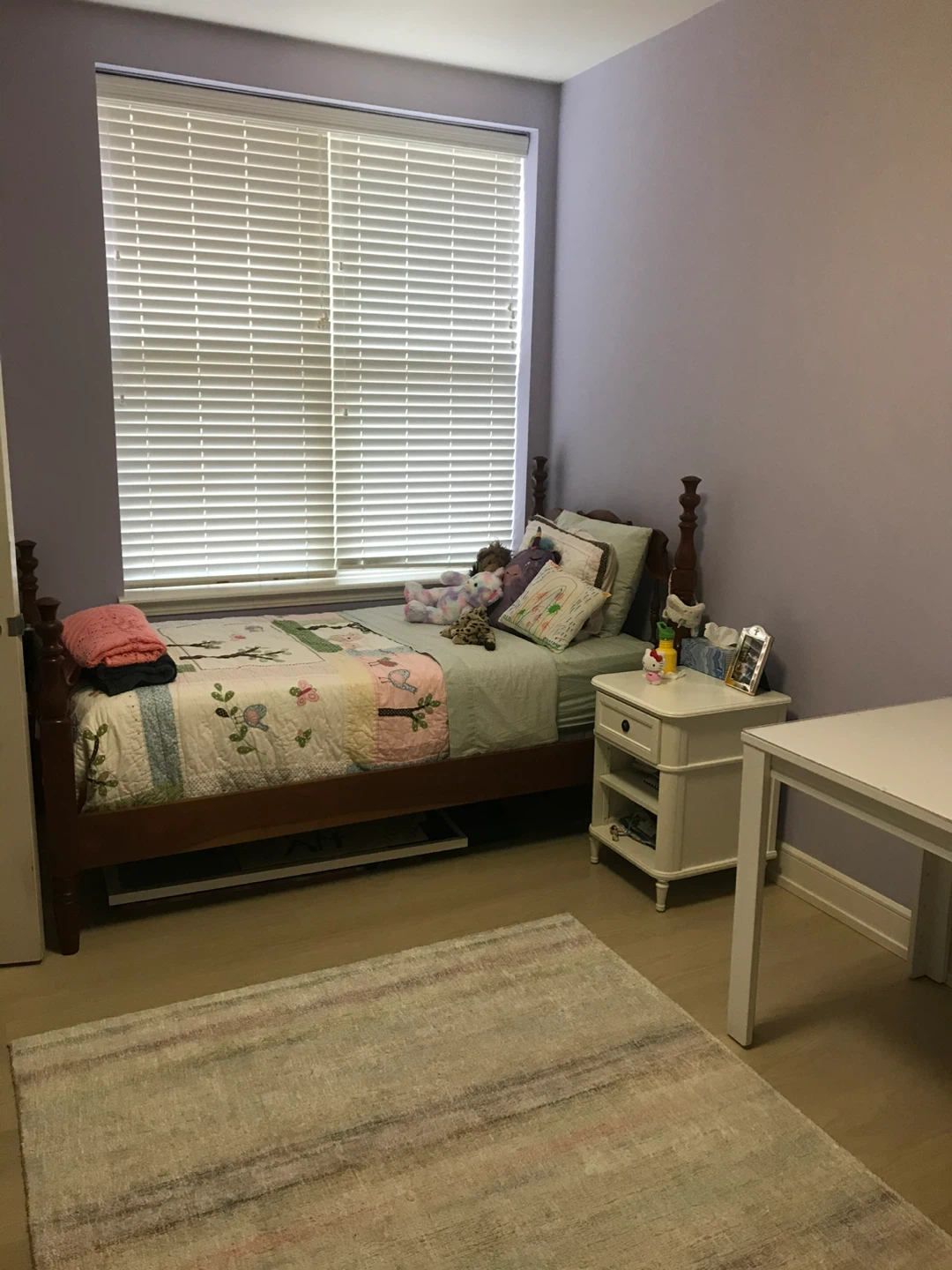 Solid Cherry Wood Twin Bed Frame - photo 3
