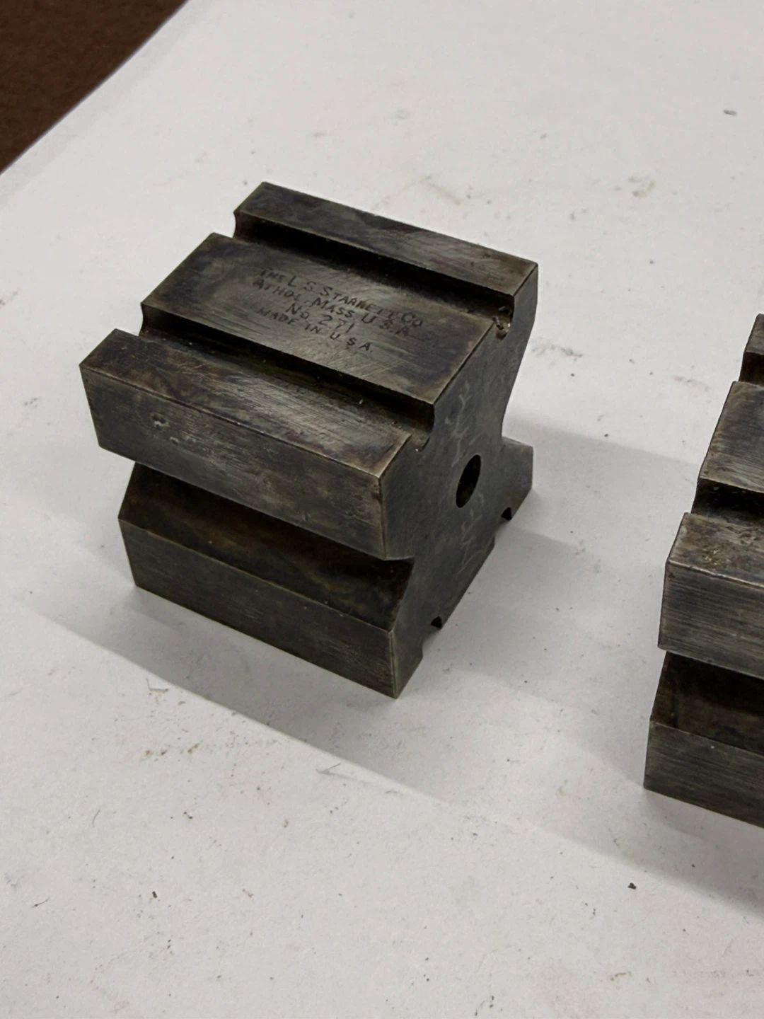 L.S. Starrett Co. No. 271 Machinist Vises (Set of 2)