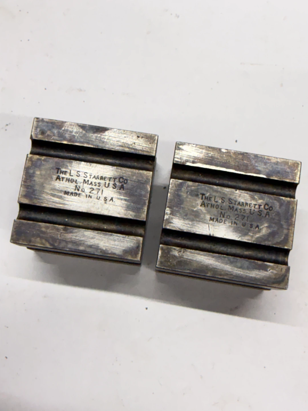 L.S. Starrett Co. No. 271 Machinist Vises (Set of 2) - photo 3