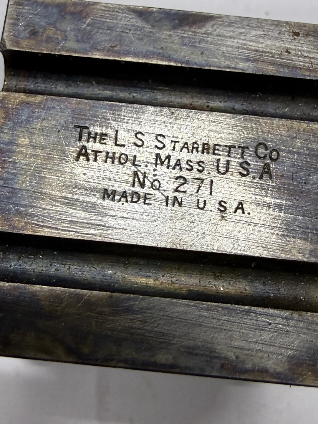 L.S. Starrett Co. No. 271 Machinist Vises (Set of 2) - photo 2