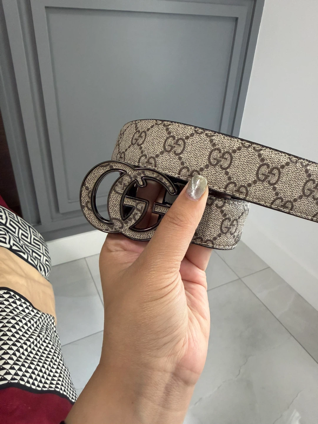 Gucci GG Monogram Belt