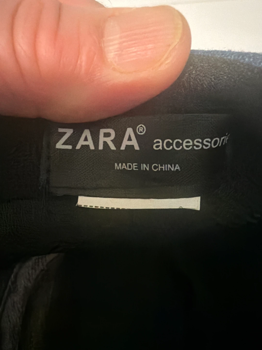 Zara Denim Fedora Hat - photo 3