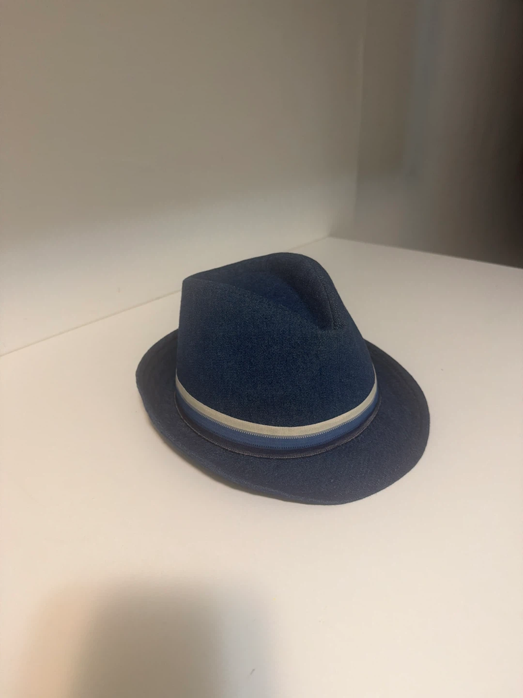 Zara Denim Fedora Hat - photo 2