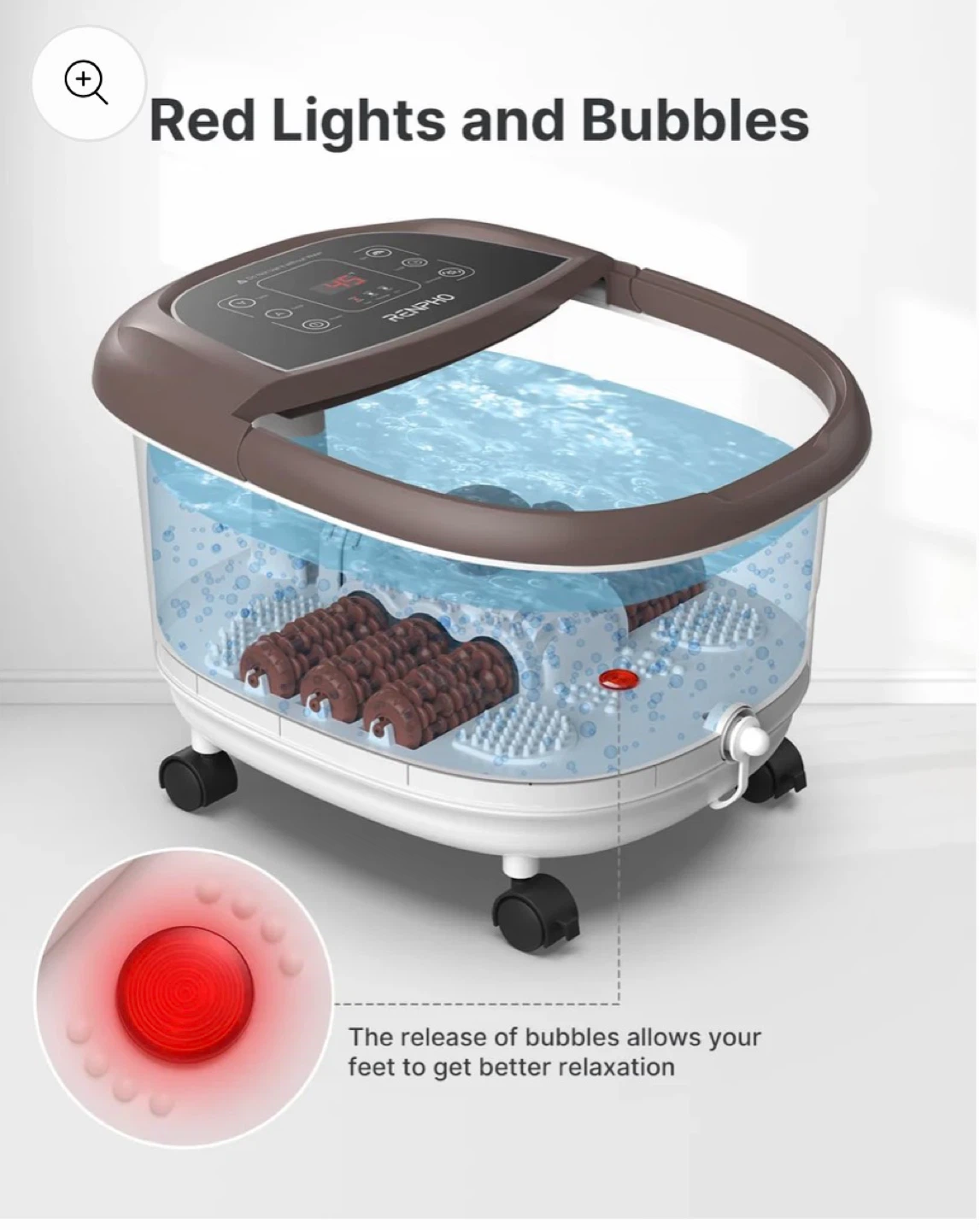 RENPHO Auto Foot Spa Bath Massager - photo 2