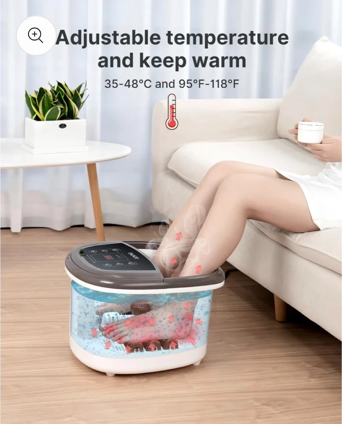 RENPHO Auto Foot Spa Bath Massager - photo 3