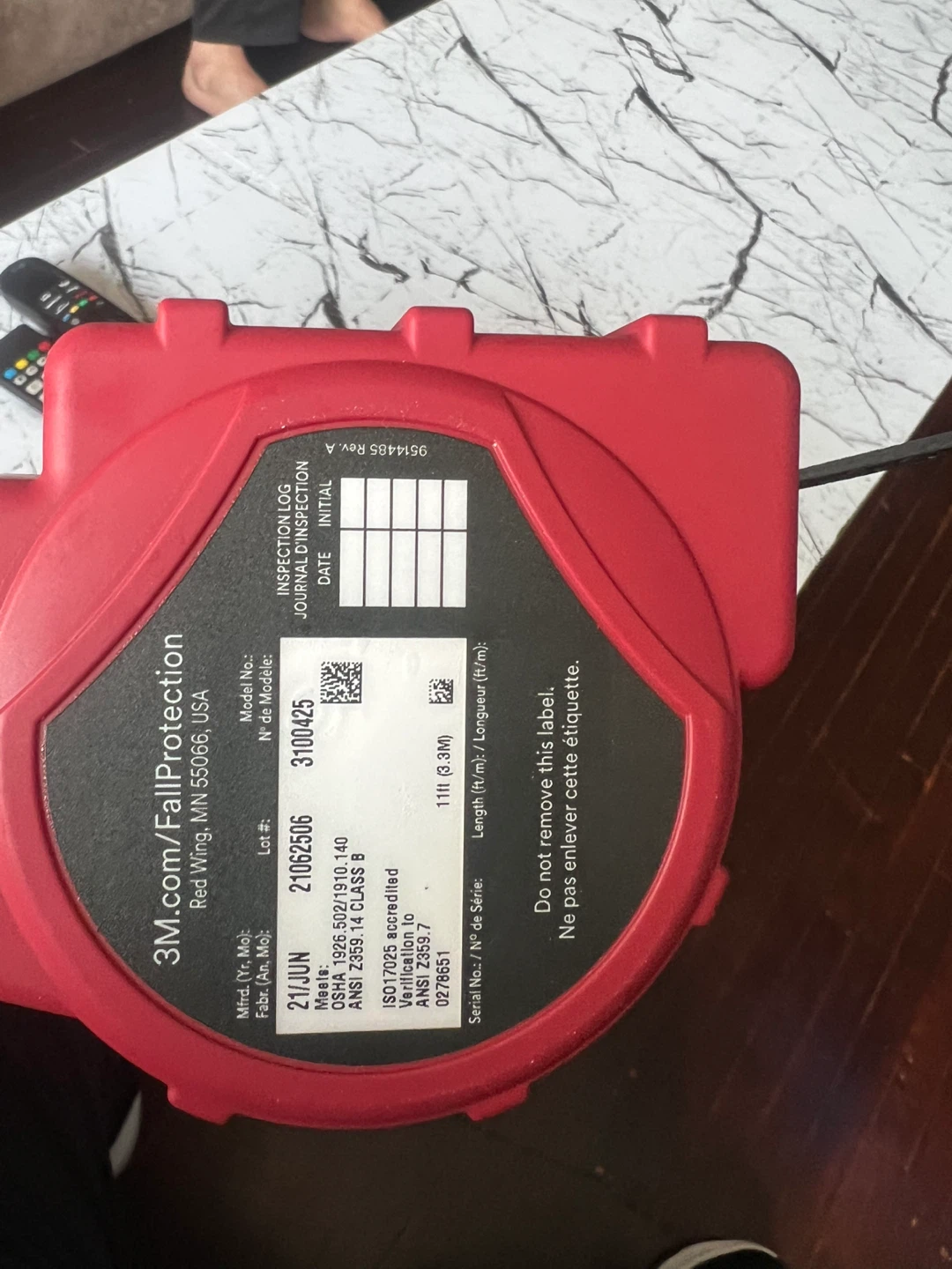 3M Fall Protection Retractable Lifeline 11 ft - photo 3