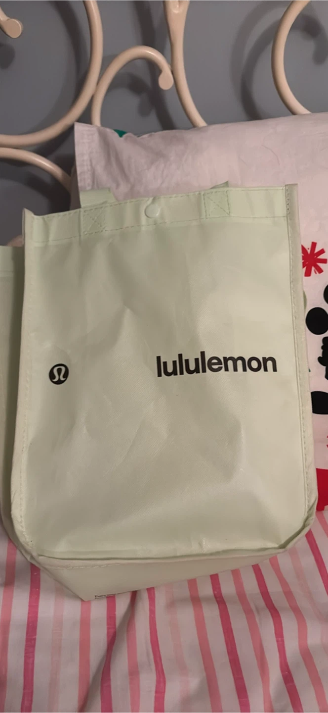 Lululemon Reusable Tote Bag green