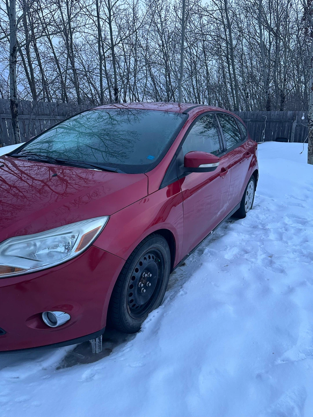 Red Ford Focus Hatchback - photo 3