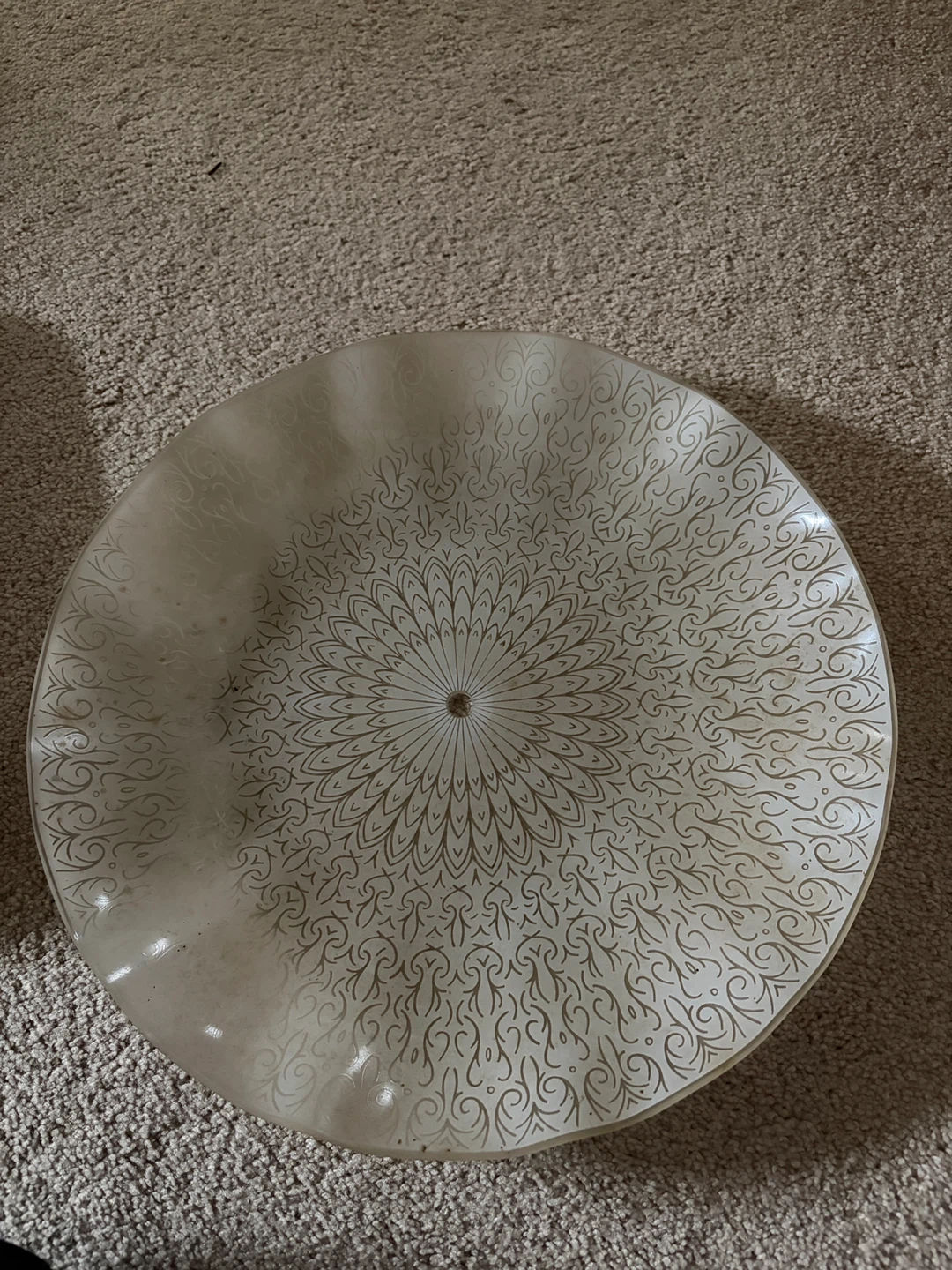 Vintage Ceiling Light Fixture Shade - photo 2