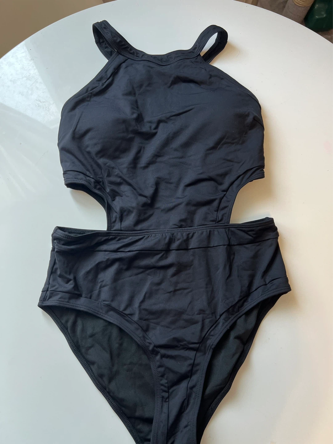 New Black One-Piece Swimsuit- XL