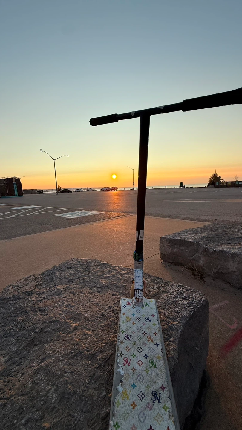 Custom Decorated Scooter