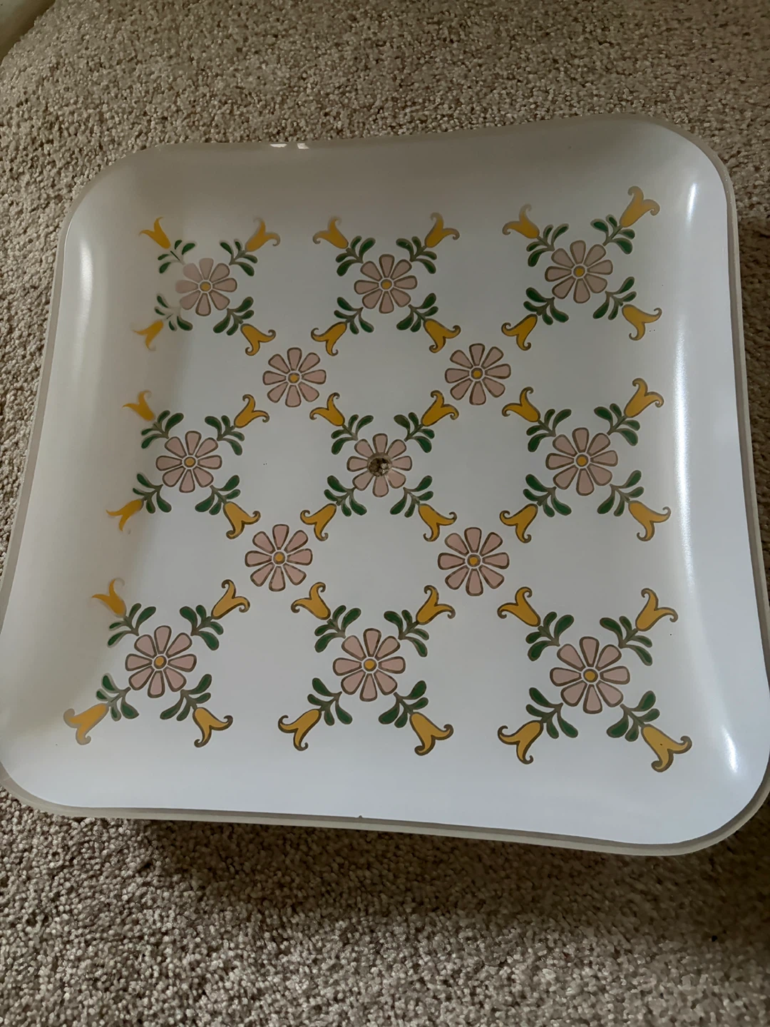 Vintage ceiling light fixture Floral Pattern - photo 2