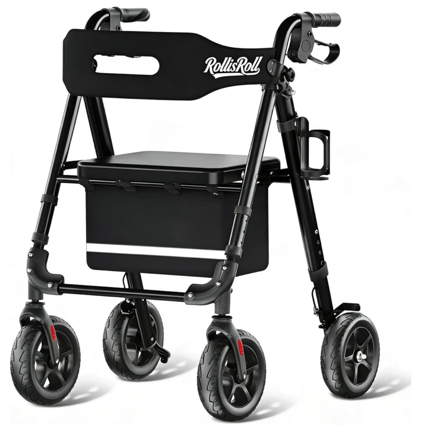 Walkers for Seniors with Seat, Lightweight Foldable