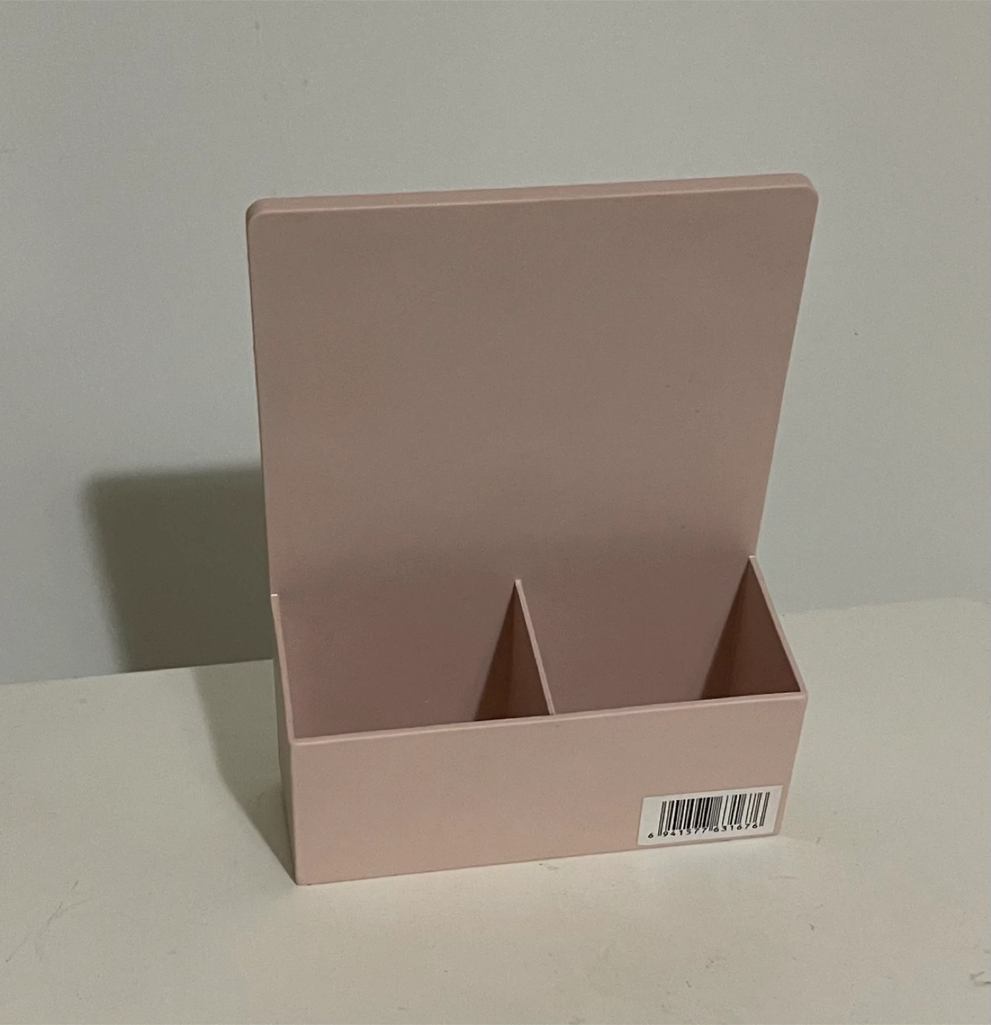 🌱 Light Pink Makeup Organizer with Mirror - photo 2