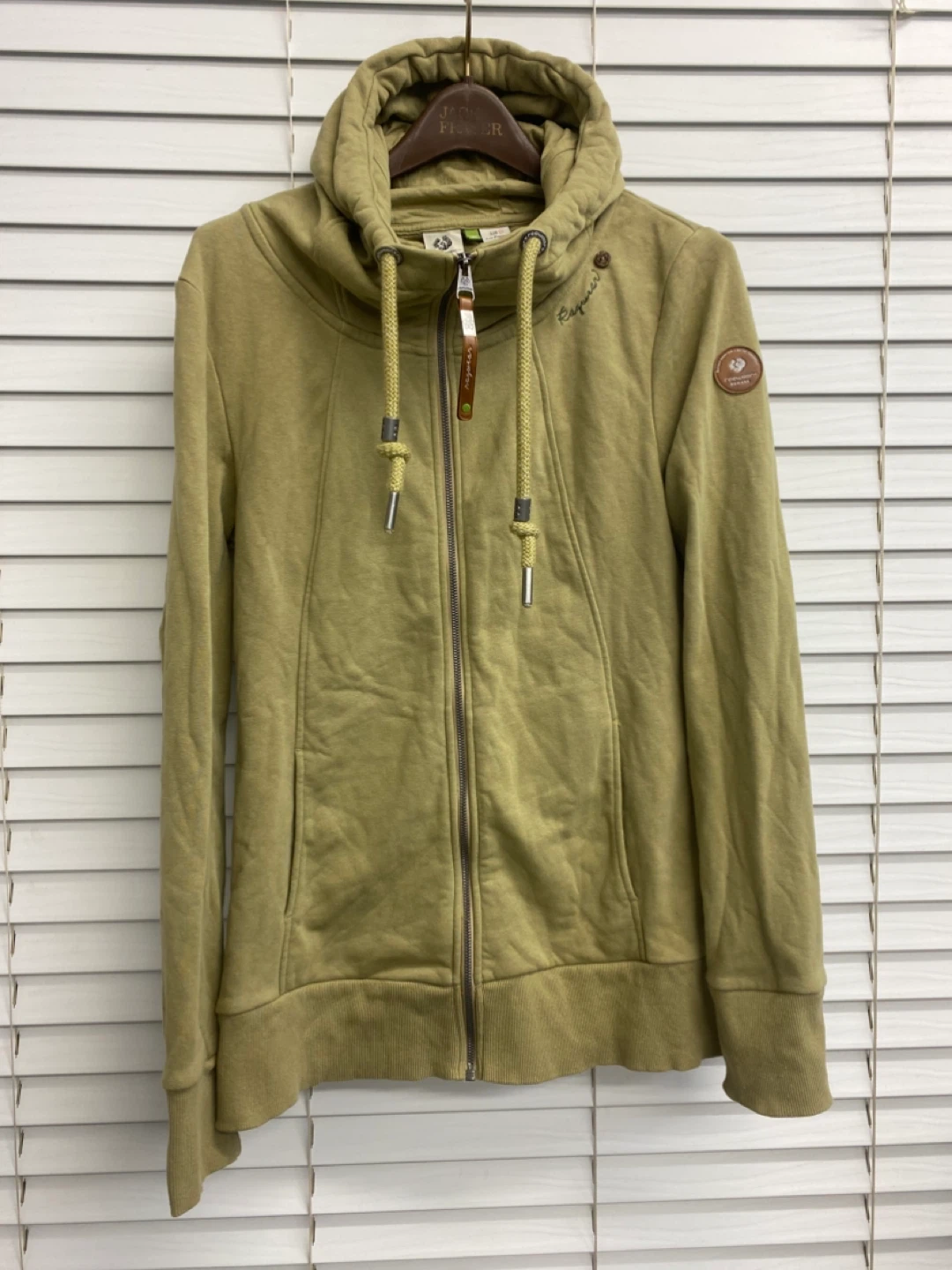 Ragwear Remake Khaki Zip-Up Hoodie XL - photo 4
