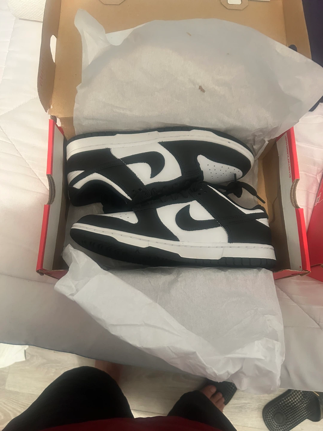 Nike Dunk Low Retro (GS) White/Black/Mint Green Size 7Y - photo 3