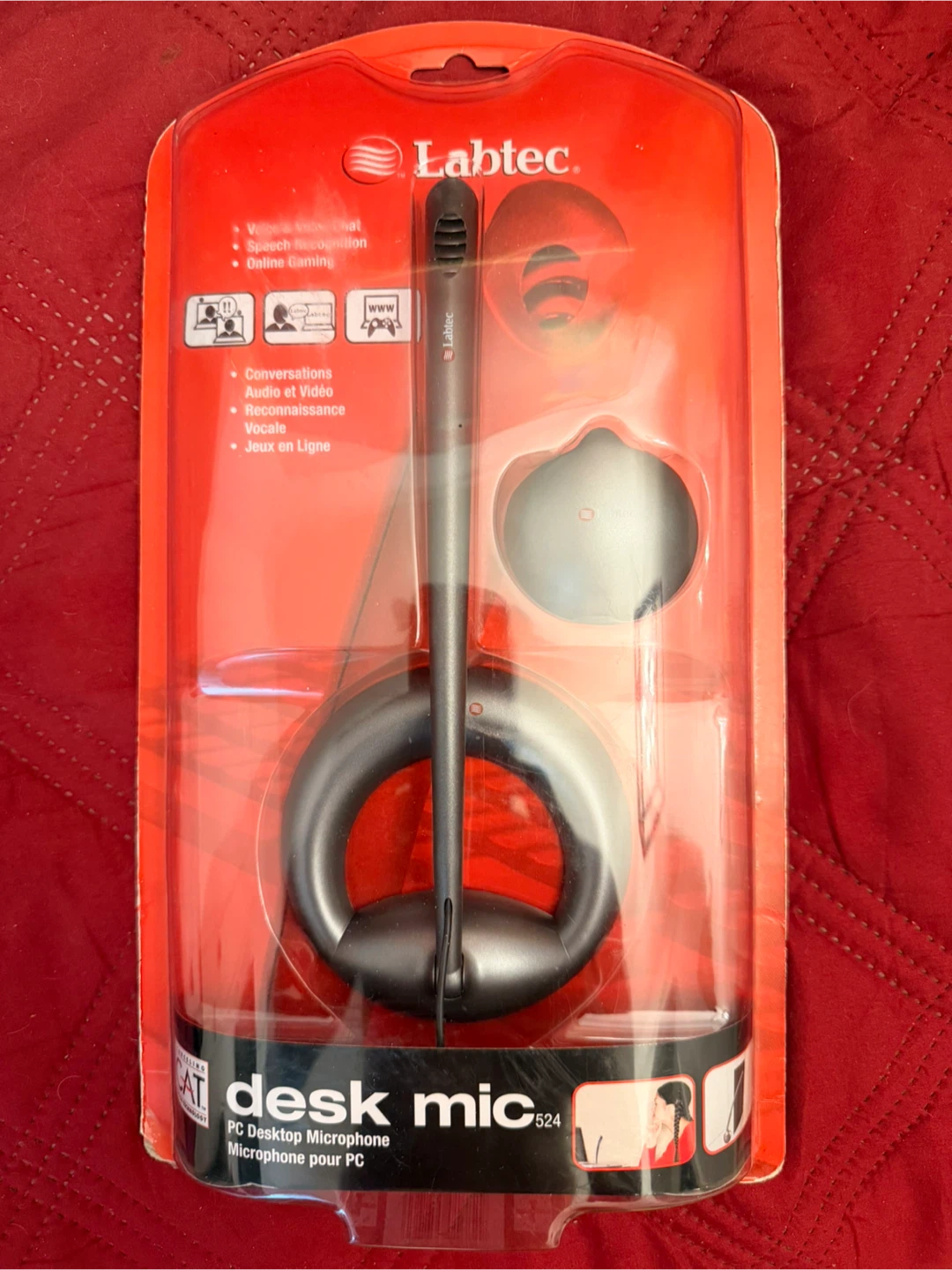 Labtec desk mic 524 PC Desktop Microphone - photo 2