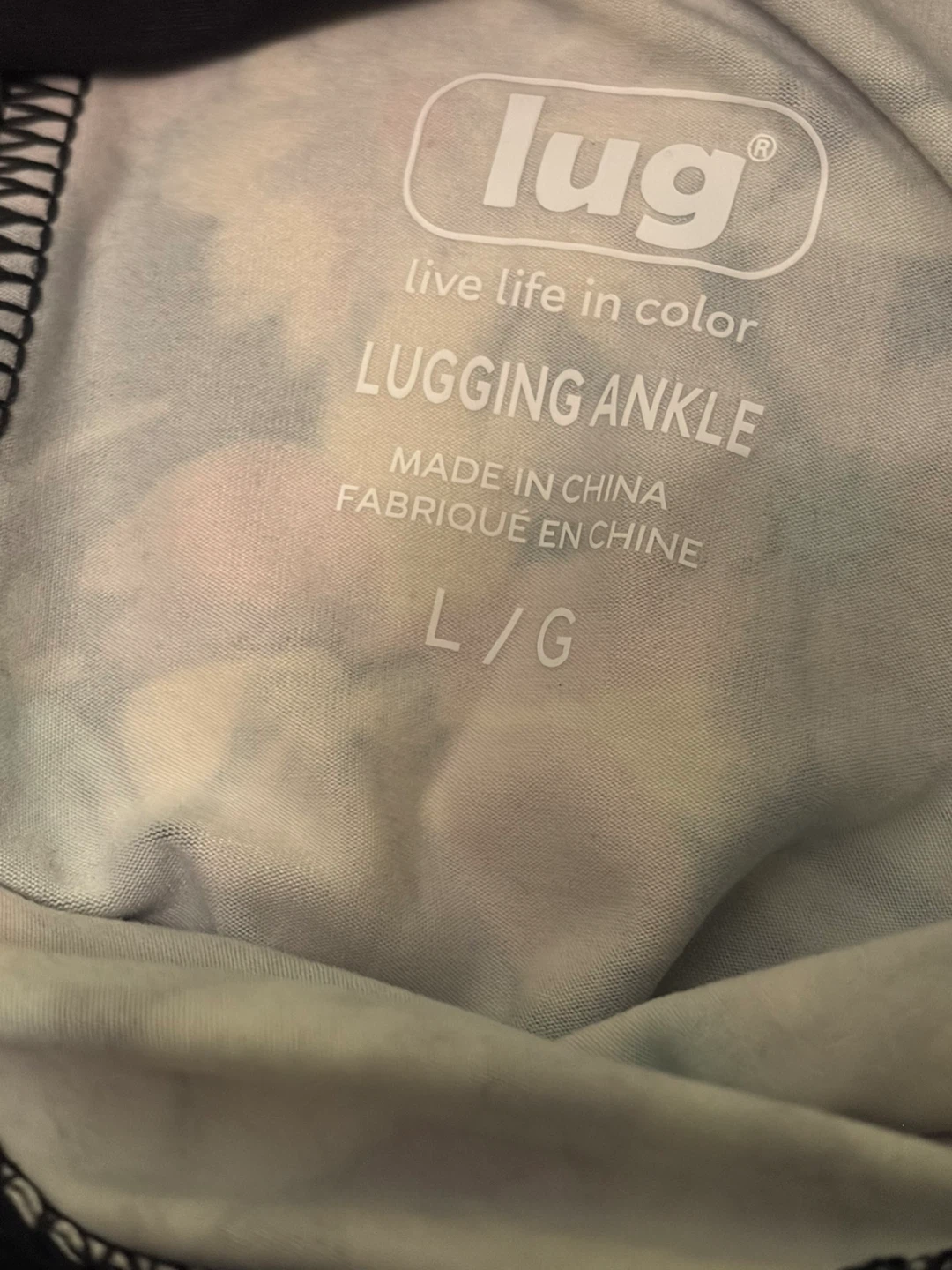 Lug Lugging Ankle Leggings - L - Bloom Black Floral - photo 4