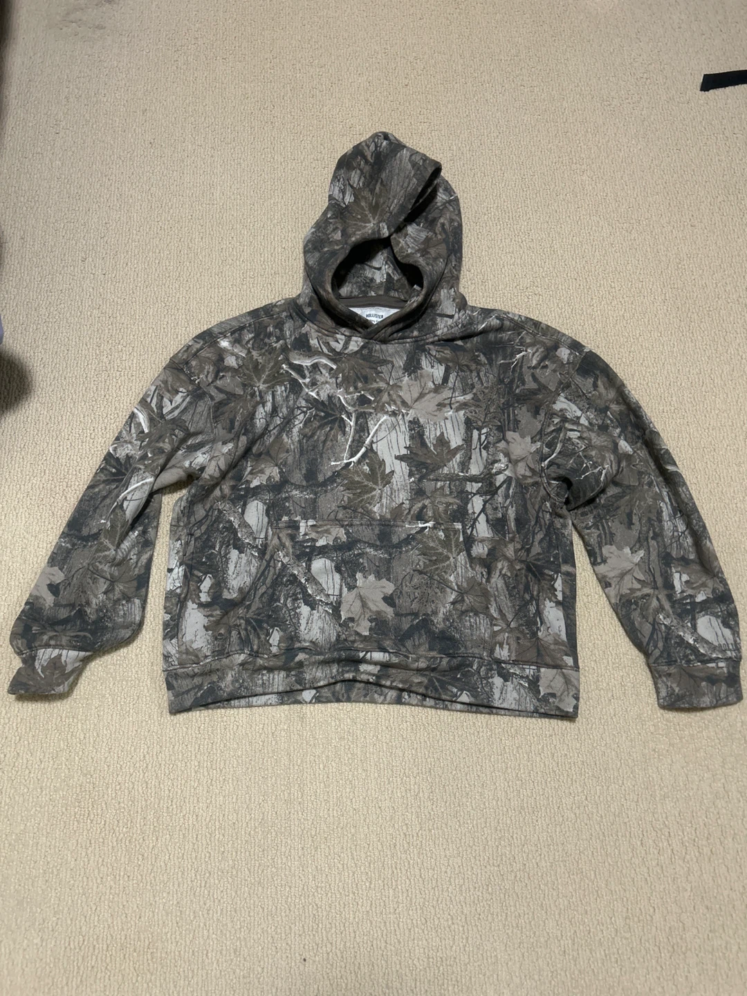 Hollister Camo Boxy Hoodie