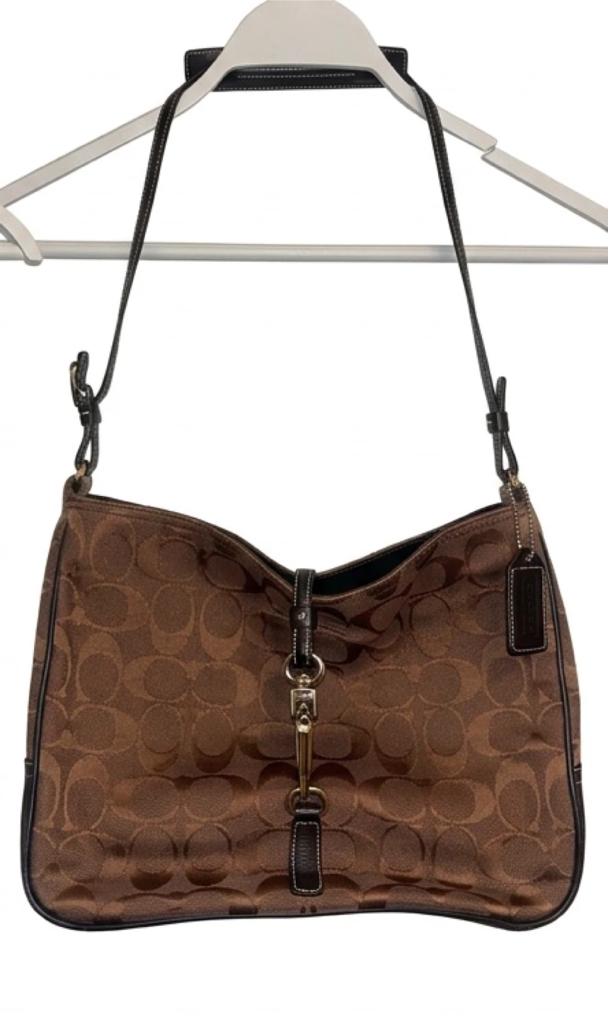 Coach Monogram Hobo Handbag