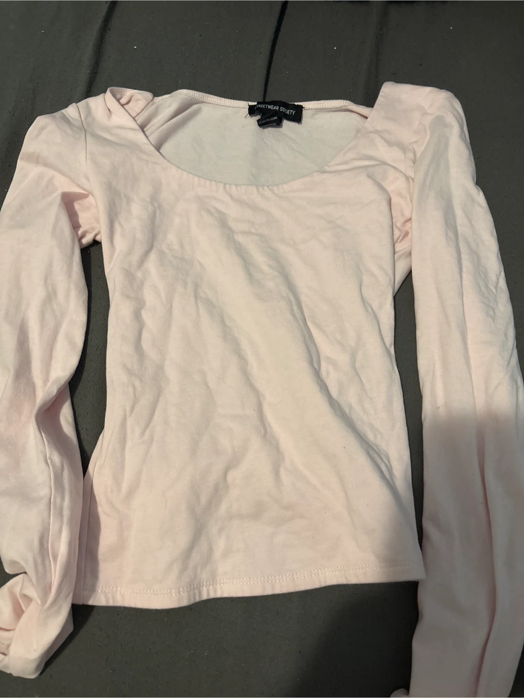 Streetwear Society Long Sleeve Top - Pink - Size S