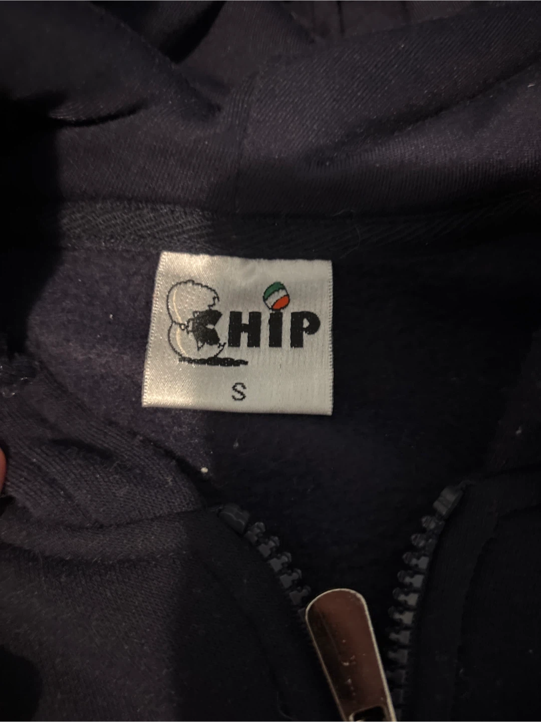 Blue Italia Zip-Up Hoodie Size S - photo 2